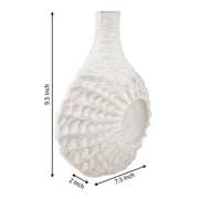 Seashell Serenity Vase - Dirty pink